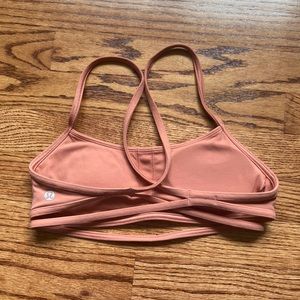 Lululemon Quiet Within Bra Rustic Coral Size 4